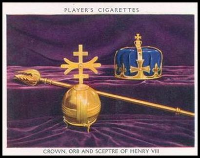 18 Crown, Orb and Sceptre of Henry VIII